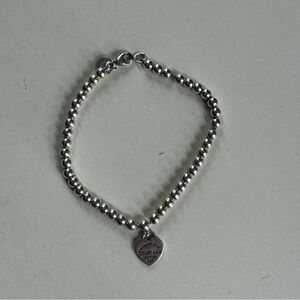 Blue heart tiffany bracelet